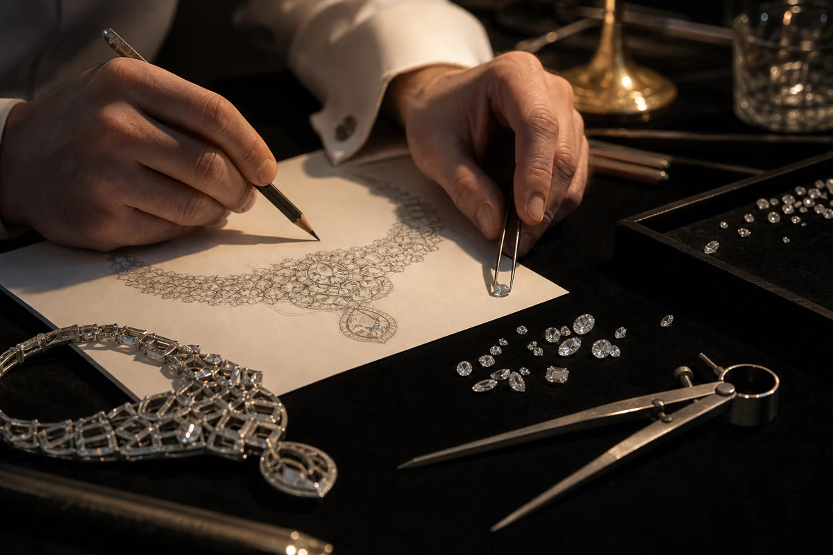 Hand-designed Héritage gold signet ring