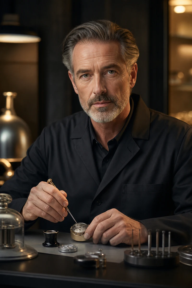 Portrait of Luc Morel, Master Watchmaker