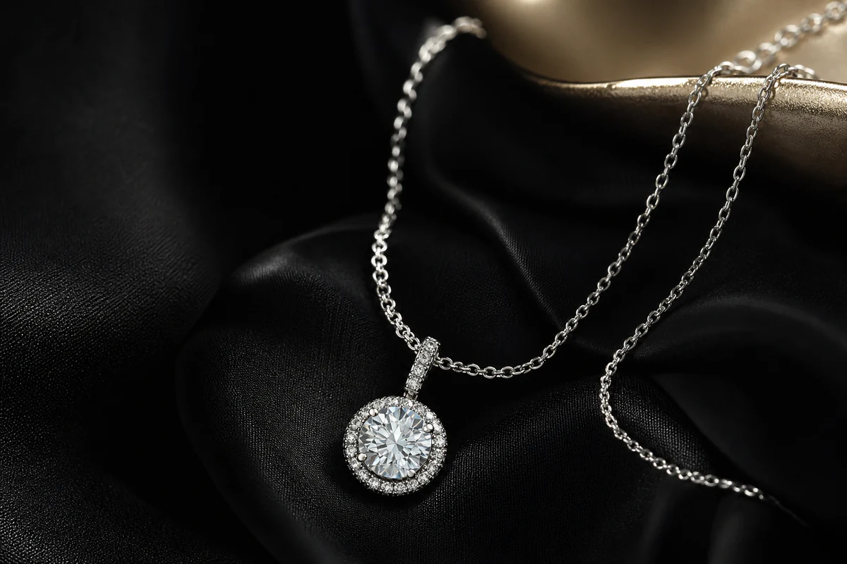 Éclat diamond jewellery in white gold